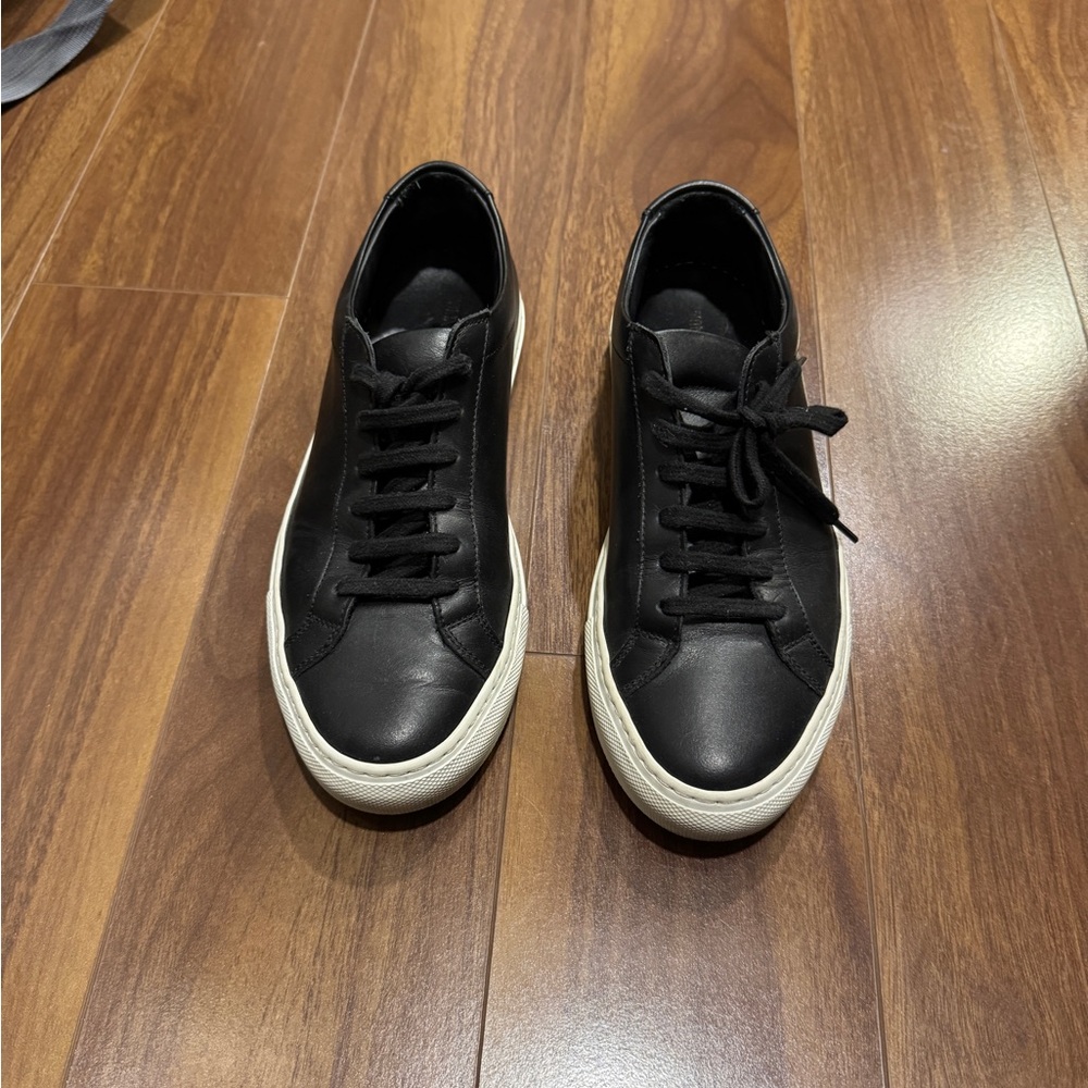 Common Projects Black Leather Women's Sneakers